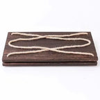 Wooden Hanging Plant Shelf with Hemp Rope Floating Wall Mounted Tray for Home, Garden, and Living Room Decoration