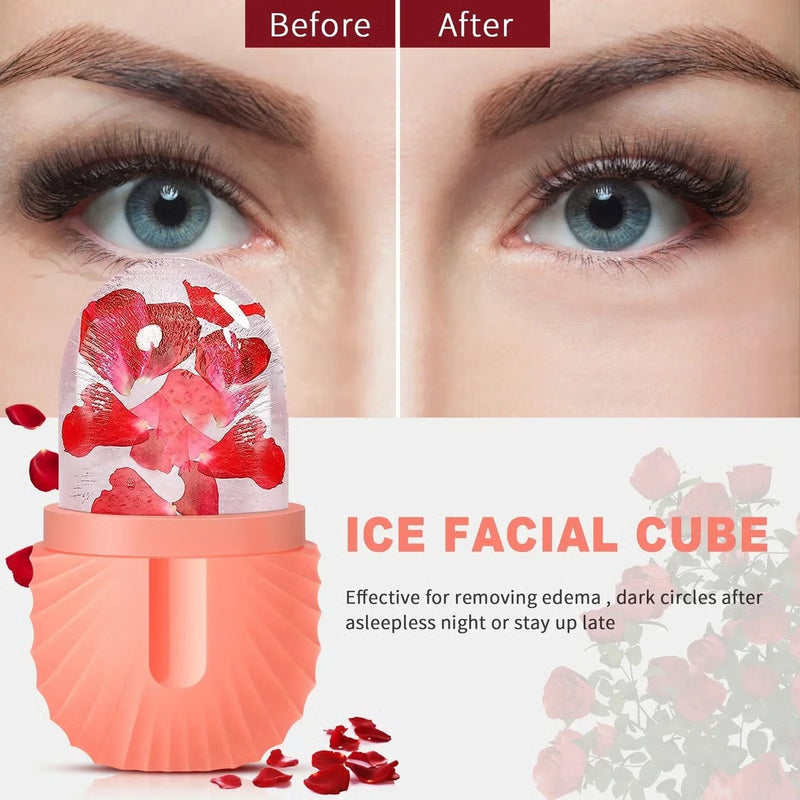 Silicone Beauty Lifting Ice Ball Face Massager