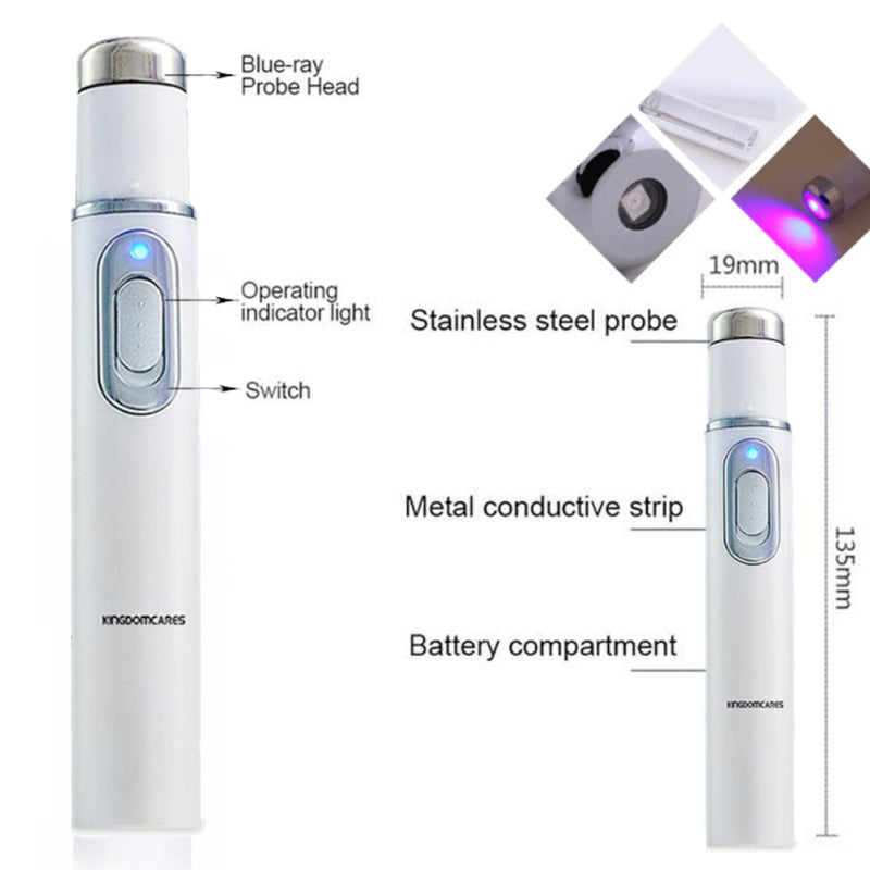 Blue Light Anti-Fungal Laser Pen - Effective, Non-Invasive, and Portable