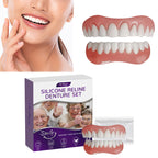 Soft Silicone Denture Reline Set for Upper & Lower Dentures, Comfort Fit Support