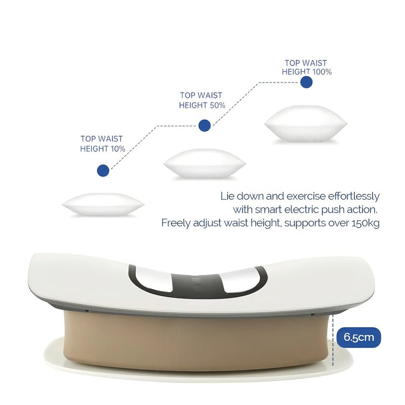 Back Massage Stretcher with Vibration, Multifunctional Lumbar Traction Device, Waist Spine Support Massager