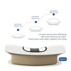 Back Massage Stretcher with Vibration, Multifunctional Lumbar Traction Device, Waist Spine Support Massager
