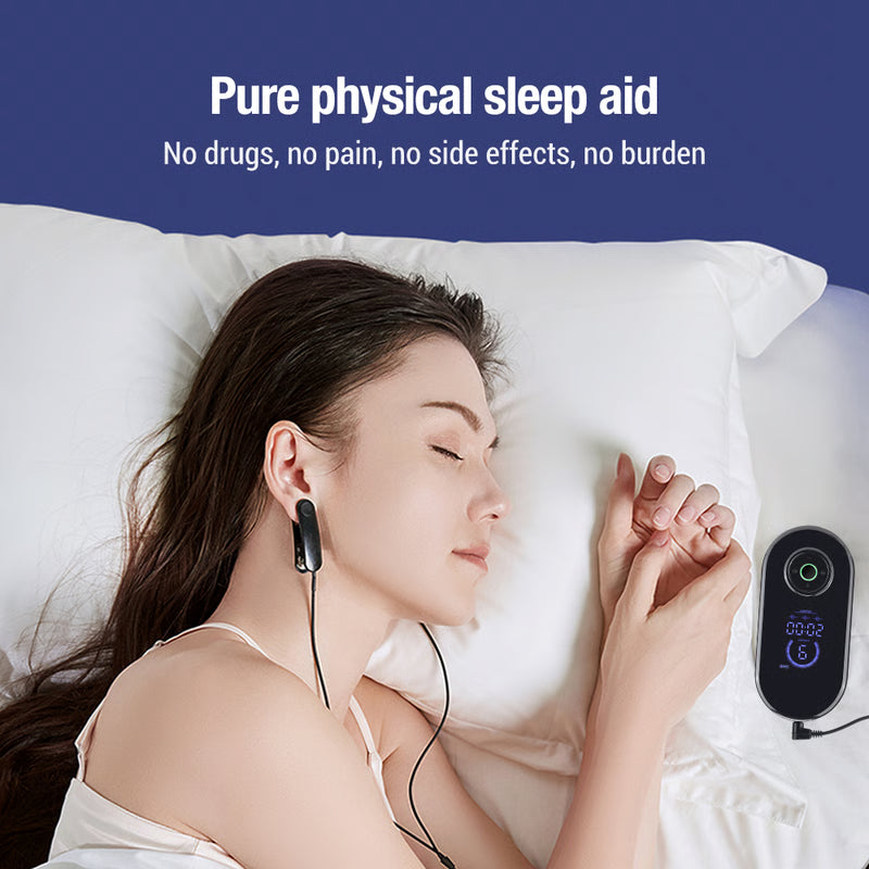 Fast Sleep Aid Ear Clip CES Electrotherapy Device for Insomnia Relief, Anxiety & Migraine Treatment, Improve Sleeping
