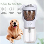 Portable Pet Water Bottle with Food and Water Storage Container for Travel Dogs Cats Pet Supplies