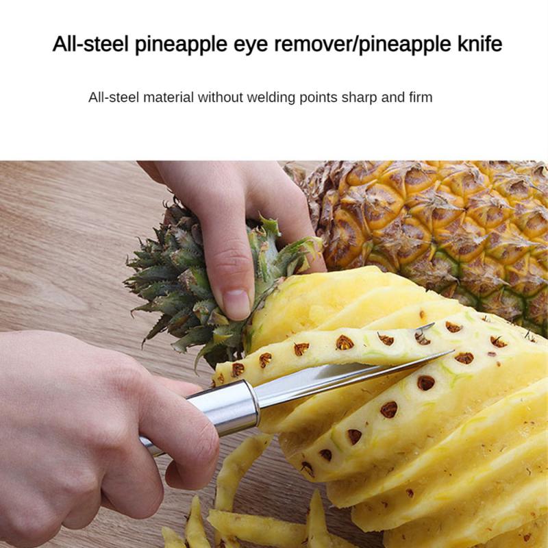 Stainless Steel Pineapple Knife: A Kitchen Essential with Durable V-Type Edge for Non-Slip Peeling