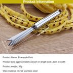 Stainless Steel Pineapple Knife: A Kitchen Essential with Durable V-Type Edge for Non-Slip Peeling
