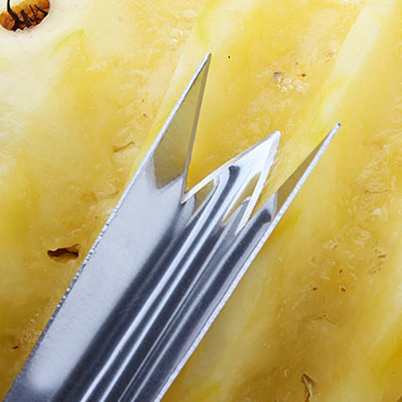 Stainless Steel Pineapple Knife: A Kitchen Essential with Durable V-Type Edge for Non-Slip Peeling