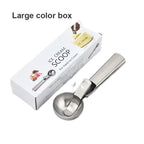 Stainless Steel Dual Purpose Ice Cream Scoop Multifunctional Fruit Scooper & Kitchen Essential for Smooth Serving