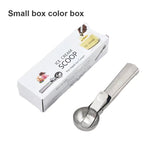 Stainless Steel Dual Purpose Ice Cream Scoop Multifunctional Fruit Scooper & Kitchen Essential for Smooth Serving