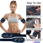 EMS Muscle Stimulator, Smart Muscle Toner, Arm Shaping Trainer, USB Recharge, Weight Loss Massager, Home Gym Fitness